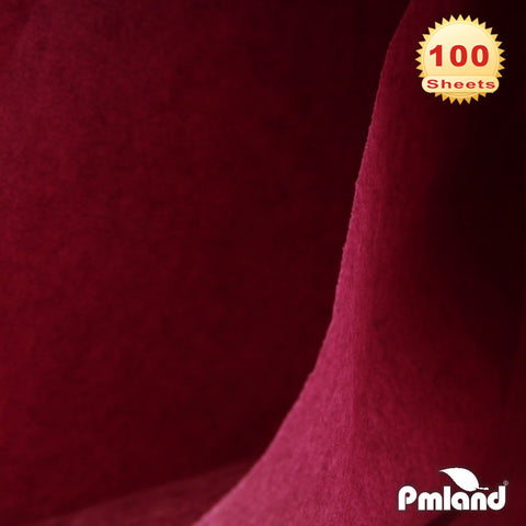 PMLAND Premium Quality Gift Tissue Wrapping Paper - Burgundy - 15 Inch